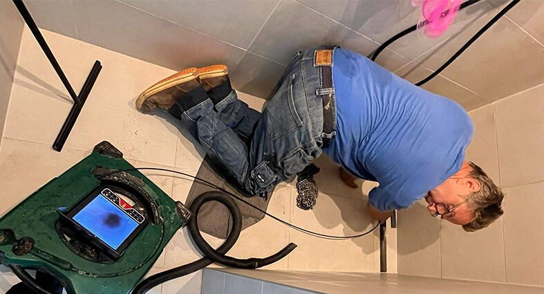 Douche verstopt